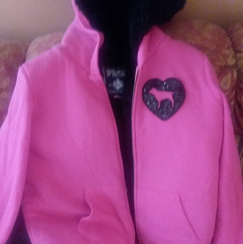 Victoria Secret Pink Hooded Jacket
